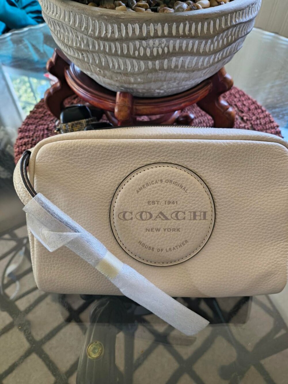 COACH DEMPSEY 20 COSMETIC CASE